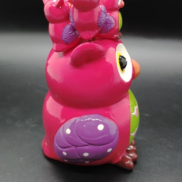 Owl cocktail fork set with owl holder - Picture 6 of 16